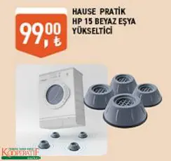 HOUSE PRATİK HP 15 BEYAZ EŞYA YÜKSELTİCİ
